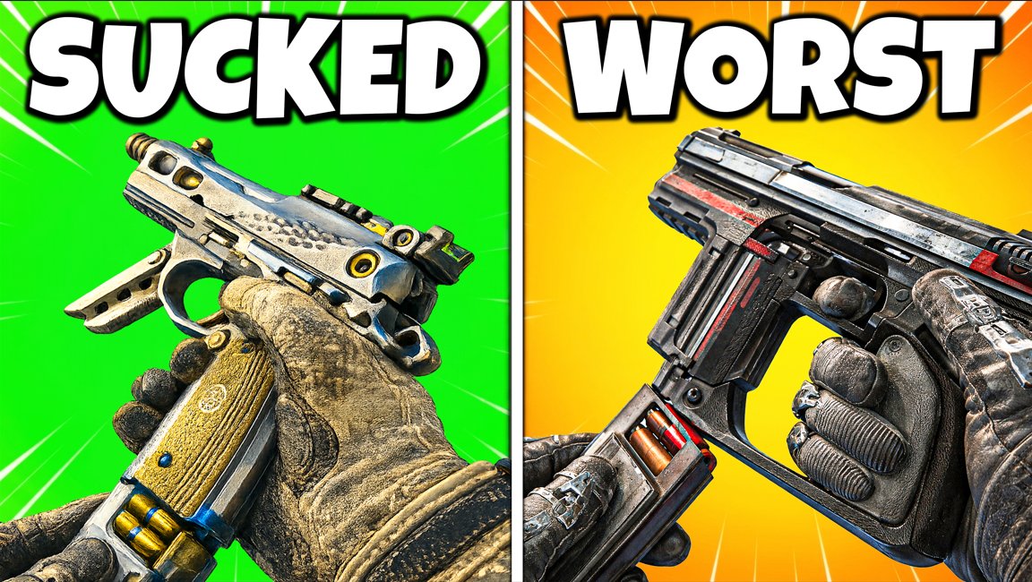 The WORST Pistol in Every Call of Duty Game