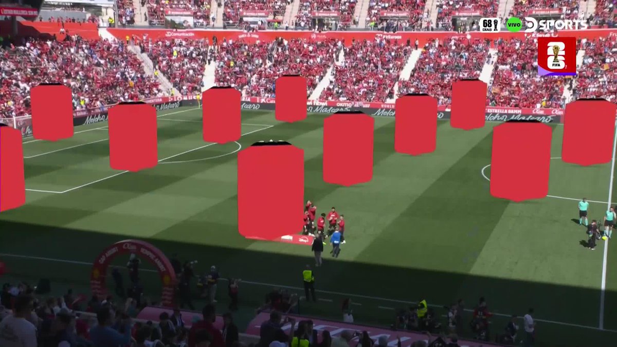 El abrazo entre DEMICHELIS Y MASTANTUONO en el encuentro entre Mallorca y Real Madrid. El DT que lo hizo debutar. 🤝🇦🇷