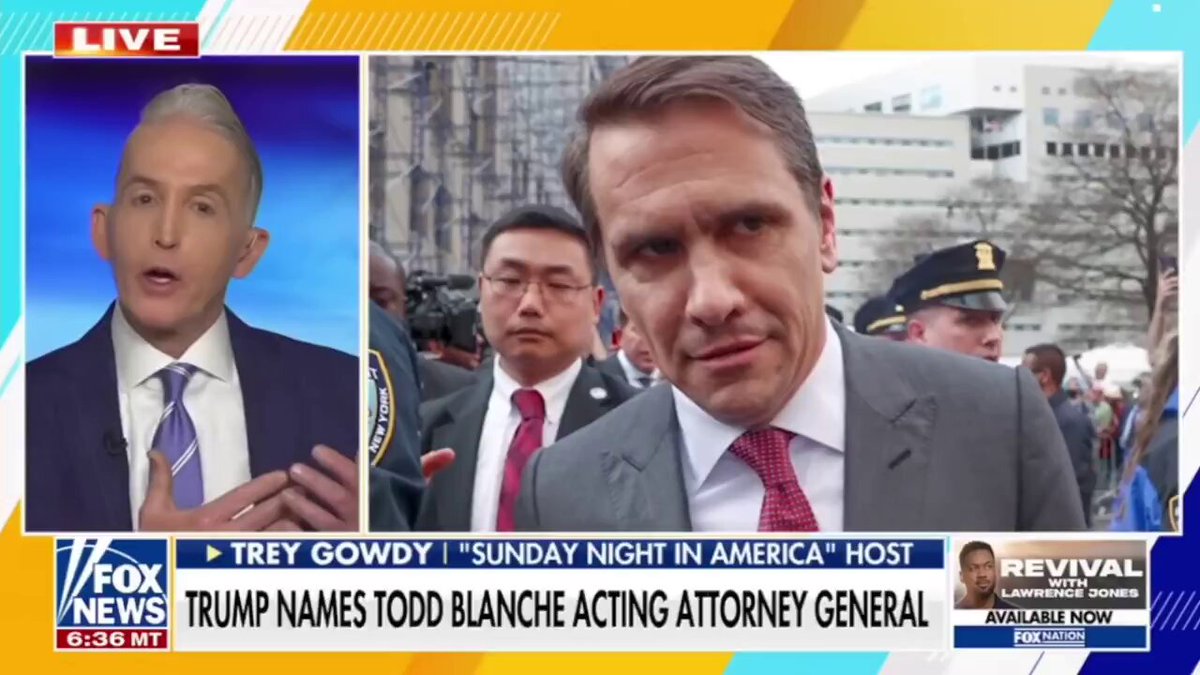 🚨 MUST WATCH: Steve Bannon, Thomas Massie & Nancy Mace EVISCERATED on Fox News over their Epstein Files crusade! "There are people in the files, like Steve Bannon, who got a hero's welcome at CPAC, while Pam Bondi is getting fired." "You got Nancy Mace running for Governor on Jeffrey Epstein at Pam Bondi's expense." "Steve Bannon was trying to 'rehab' [Jeffrey Epstein] with a documentary. More Democrats have been caught in the crosshairs than Rebublicans." "Tom Massie suddenly has an interest in this story. He had no interest for 10 years, but if it hurts Trump, it's ok with him." To be fair, Tommy did tweet about the Epstein Files sparingly over the years, but he was never THIS vocal about it. So glad to see Fox News put these 3 clowns in their places! Video via Michael Tracey