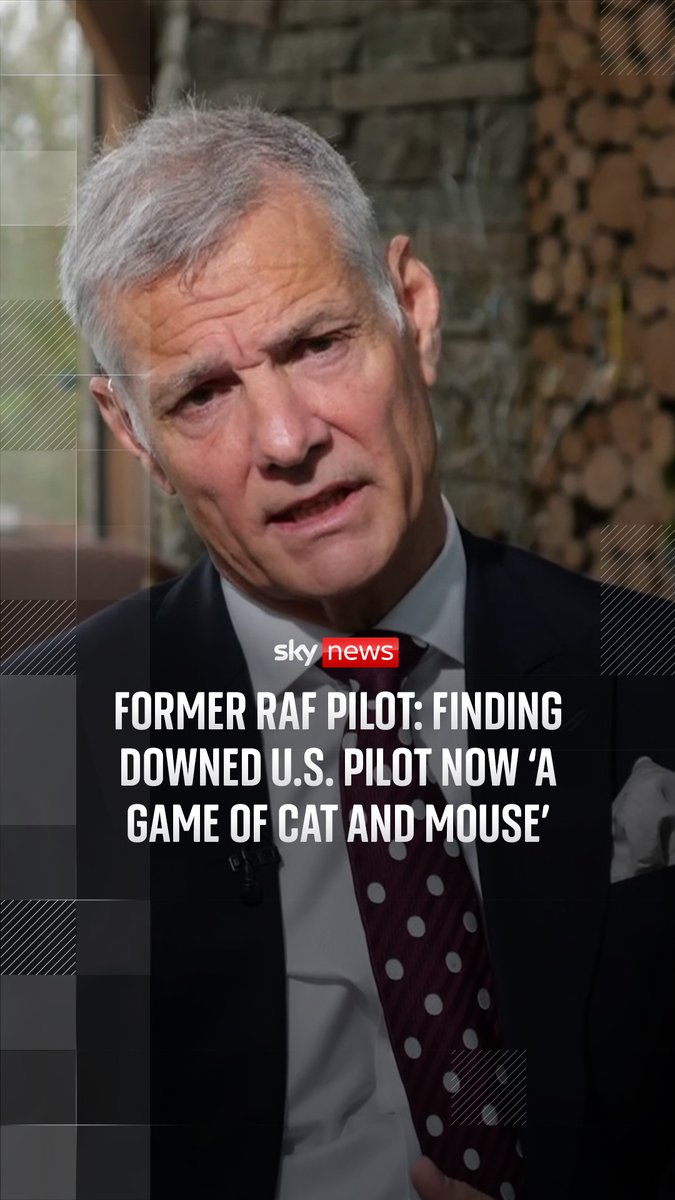 Former RAF pilot John Peters, who was shot down during the Gulf War, describes the experience of having to eject from a fighter plane over enemy territory. It comes as the U.S. have confirmed one of the crew members in the two-seater F-15 plane that went down over Iran has been rescued. 🔗