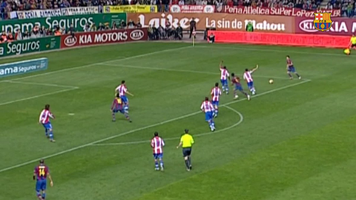 Ronaldinho. No one like him. #AtletiBarça