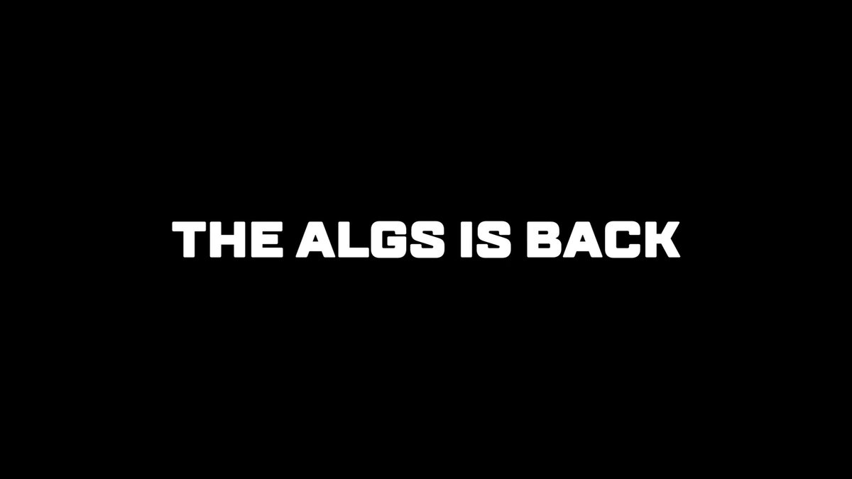 ZERO DAYS UNTIL #ALGS PRO LEAGUE WE'RE BACK, BABY