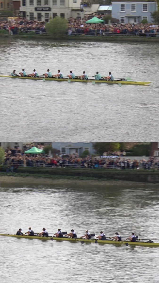 The moment Oxford Women and Cambridge Men entered the history books.