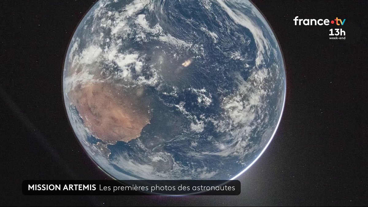 Ils ne sont qu'à mi-chemin mais la magie opère déjà. Les quatre astronautes de la mission Artemis II vers la Lune ont envoyé leur premiers clichés spectaculaires de la Terre. Ils sont en ce moment à environ 230 000 km de nous. Ils racontent leur émerveillement. #JT13h