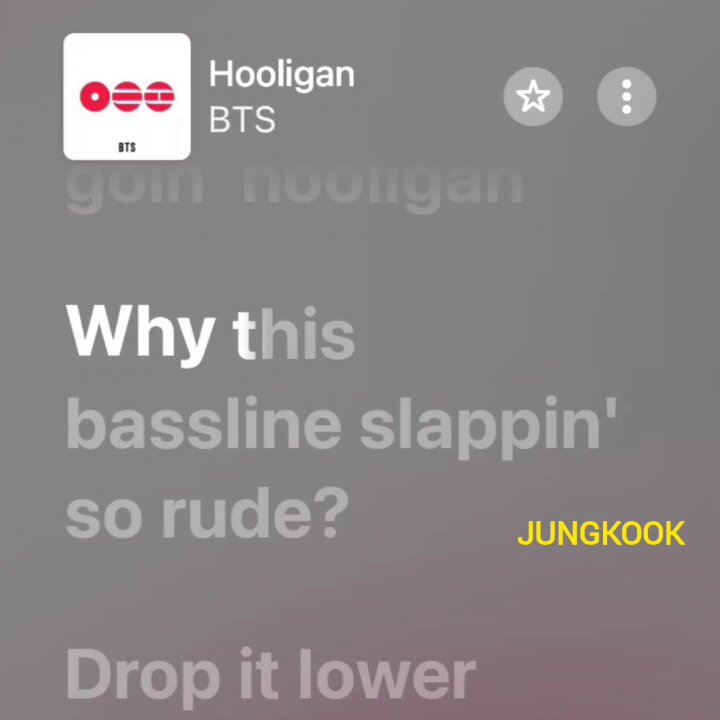 Compilation of BTS vocal line doing the "why this bassline slappin so rude" in hooligan