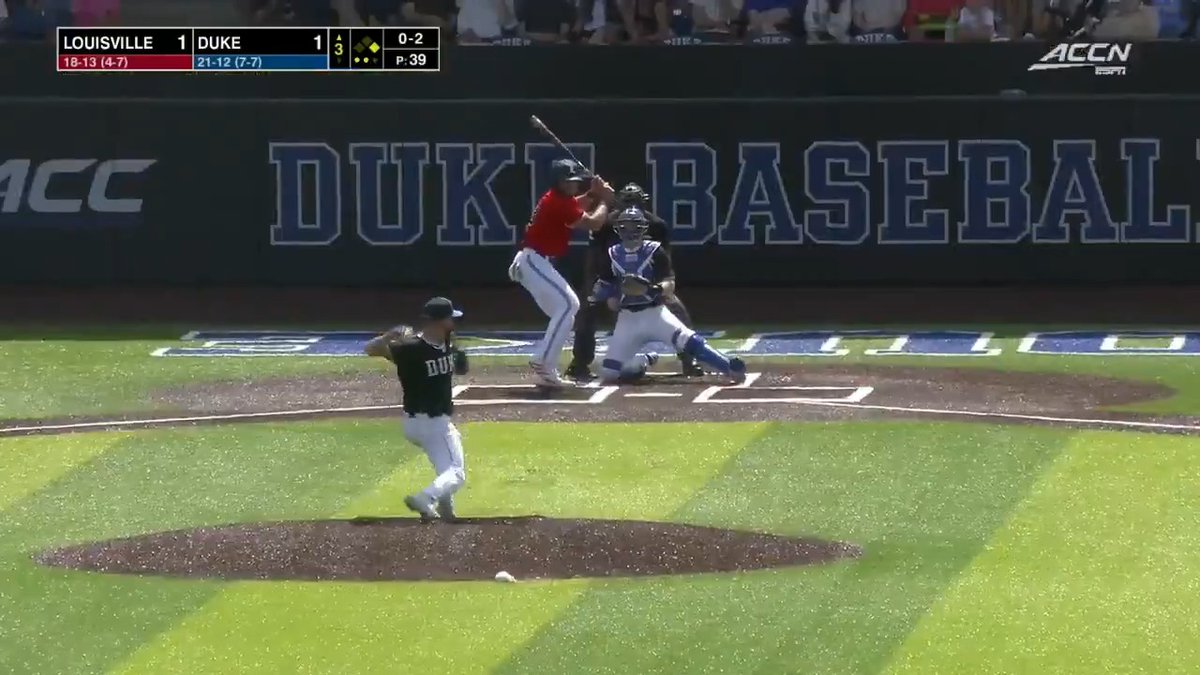OH MY. Tague just hit a ball into orbit. T3 | Cards 3, Devils 1 📺 ACCNX #GoCards