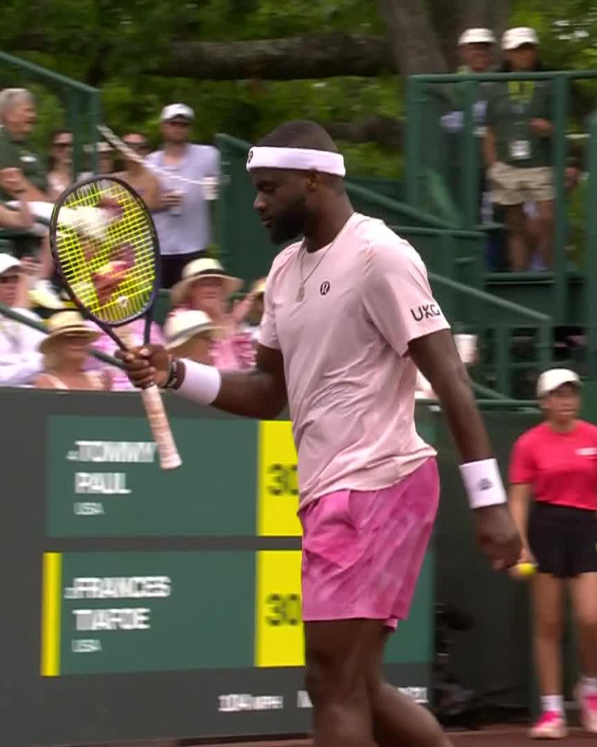 Bullseye 🎯 Frances Tiafoe #USClay