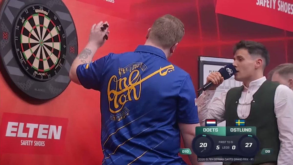 DOETS WHITEWASHES OSTLUND! Kevin Doets continues his excellent form, beating Sweden's Anton Ostlund 6-0! 📺 #ET4