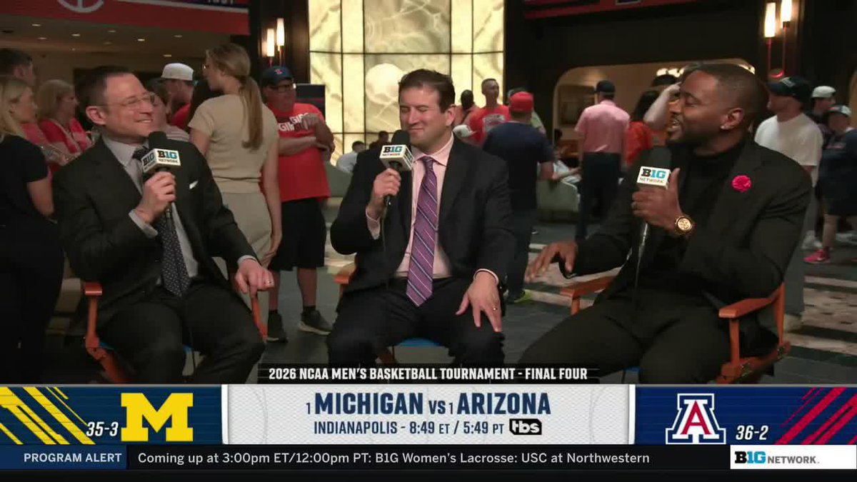 "I've been saying all year long, 'Michigan to the national championship.' I'm not stopping now." 🗣️ Rapheal Davis on Michigan Men's Basketball as his pick to win the national title #MFinalFour x #MarchMadness