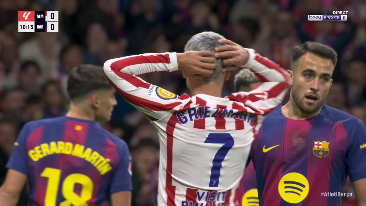 🚨 Antoine Griezmann qui HUMILIE la défense du Barça mais il rate sa finition... 🤯🙃 (🎥 beIN SPORTS)