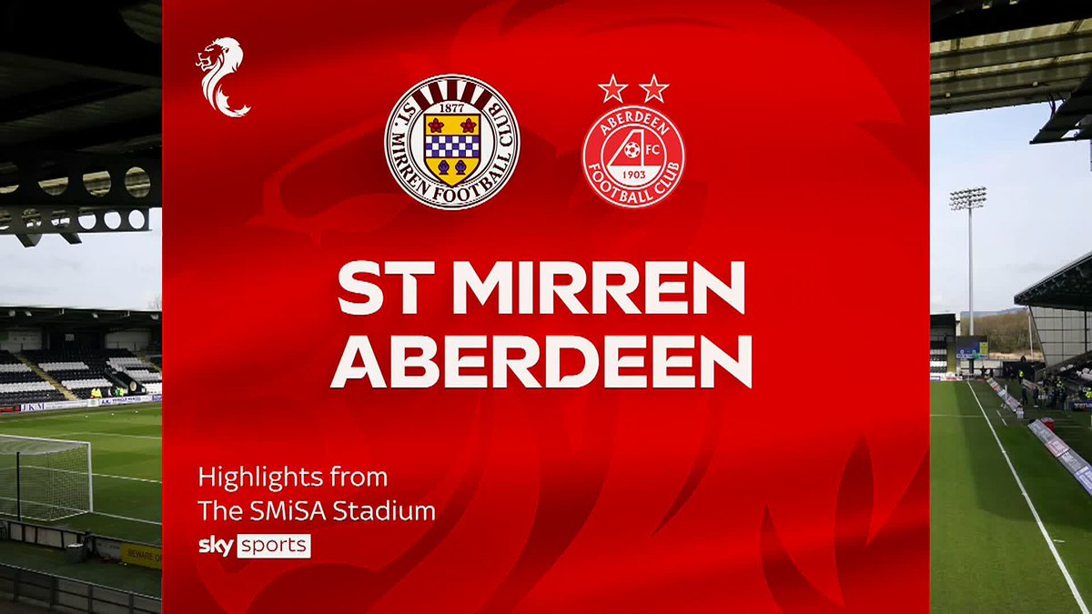 🔲 Back-to-back wins for McLeish's St Mirren 🔴 Return to forget for Dons boss Robinson St Mirren are now two points off eighth after a 2-0 win over Aberdeen, as Stephen Robinson lost on his return to Paisley, with Aberdeen just three points clear of 11th spot ⤵️