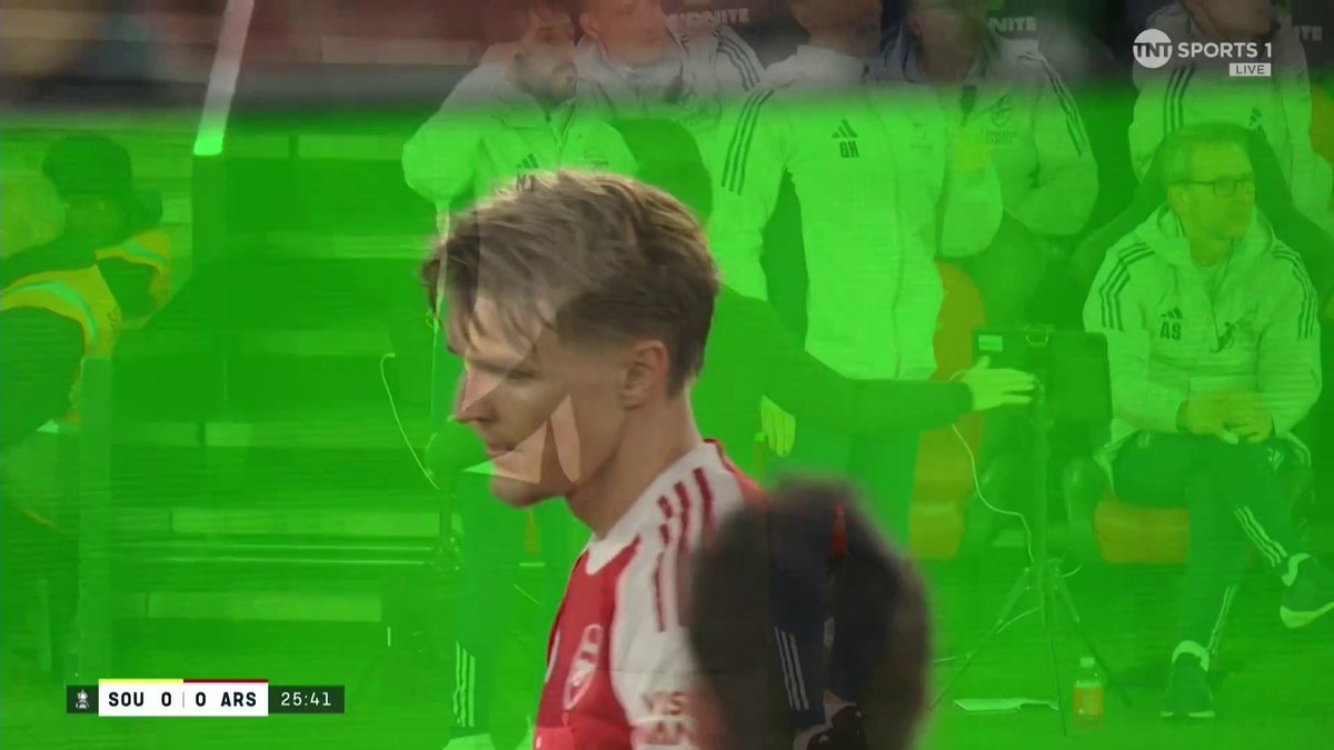 Big chance for Odegaard to put Arsenal in front 👀 Watch live on TNT Sports and HBO Max