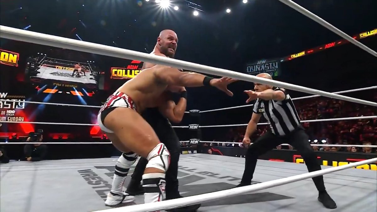 AEW Continental Champion Jon Moxley brought out the grit in Anthony Bowens in their Eliminator Match on Collision! Watch the #AEWCollision replay RIGHT NOW on @SportsOnMAX!