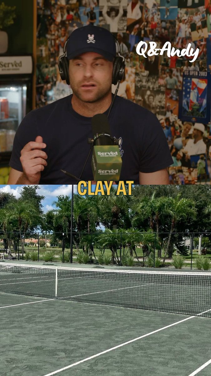 Most fans don’t realize this about clay 👀 Andy breaks down how different clay surfaces can change everything—from movement to confidence 😮💨 Where would you rather play—U.S. or Europe? Catch the full conversation in our latest episode — link in bio! 🔗