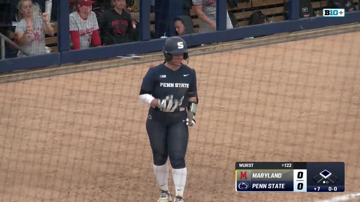NOW THAT'S A GAME!! BROOKE GETS A HOME RUN TO WALK IT OFF 😈🤝 E7 | PSU 2, UMD 0 #WeAre | #AllIn