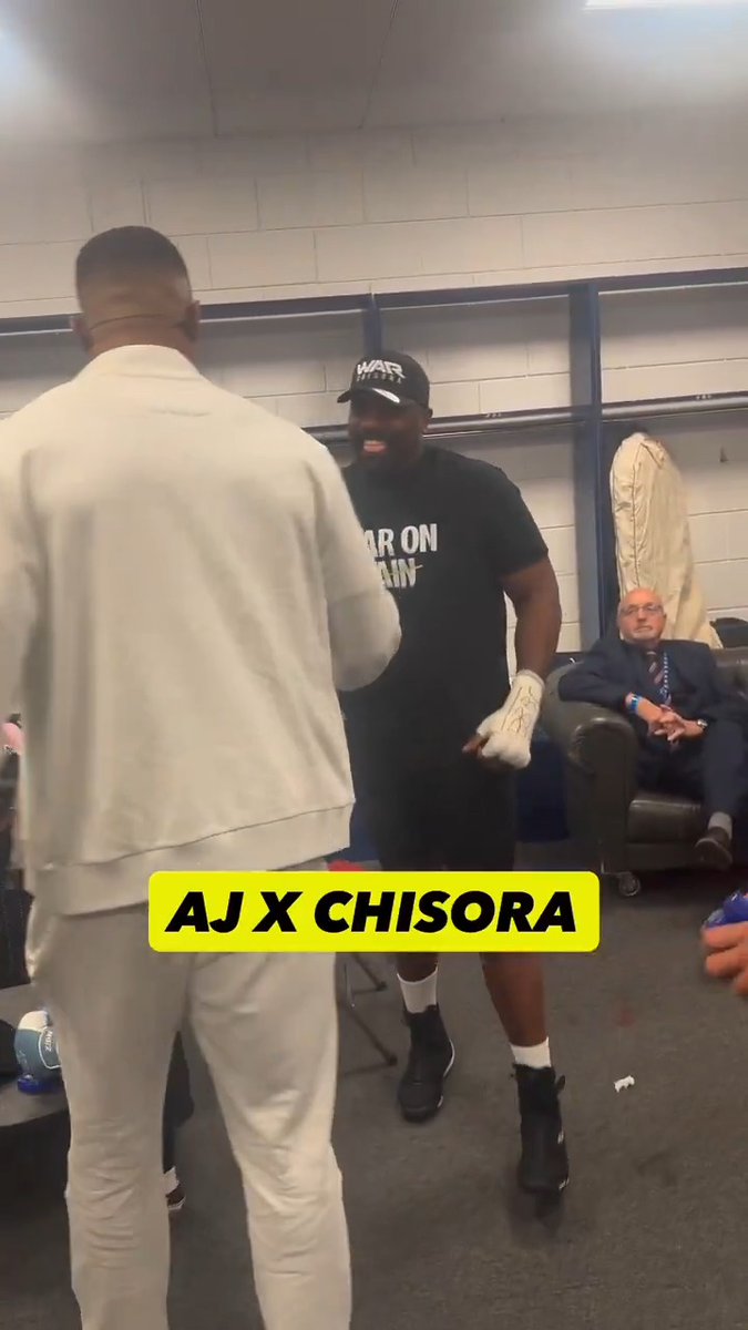 🙌 Anthony Joshua 🤝 Derek Chisora 🥊 🎟️ Buy CHISORA vs WILDER HERE --> #ChisoraWilder | Live Now on DAZN