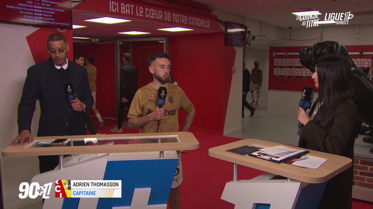 🎙️ : "On a manqué de personnalité." Les mots forts d'Adrien Thomasson après la défaite du Racing Club de Lens 🥶 #LOSCRCL