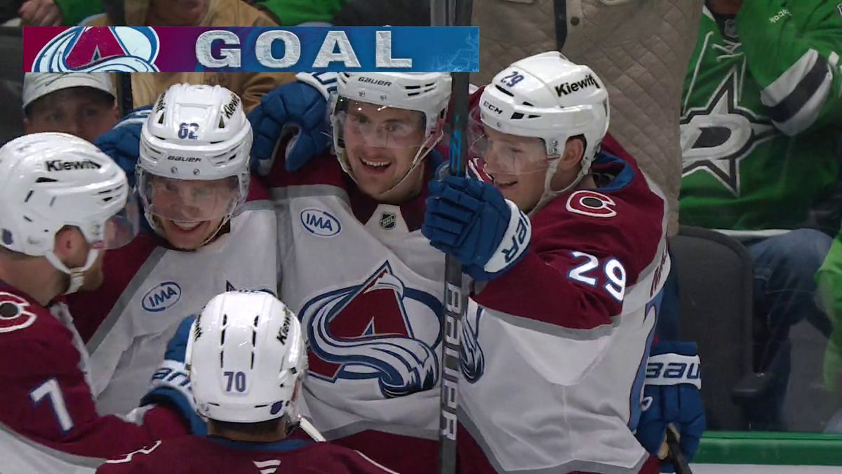 Martin Necas breaks the ice for the Avs in the third period 🚨