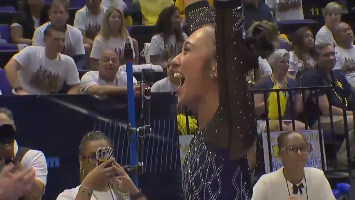 KAILIN CHIO WITH ANOTHER PERFECT 🔟 Chio gets her fourth 10 on vault and 12th perfect score this season 🔥