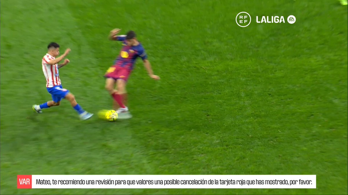 Así fue la actuación del VAR en el #AtletiBarça (2).