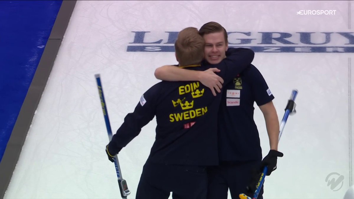 Sverige tar VM-GULD i curling 🤩🥇🇸🇪 Lag Edin besegrar Kanada i finalen.