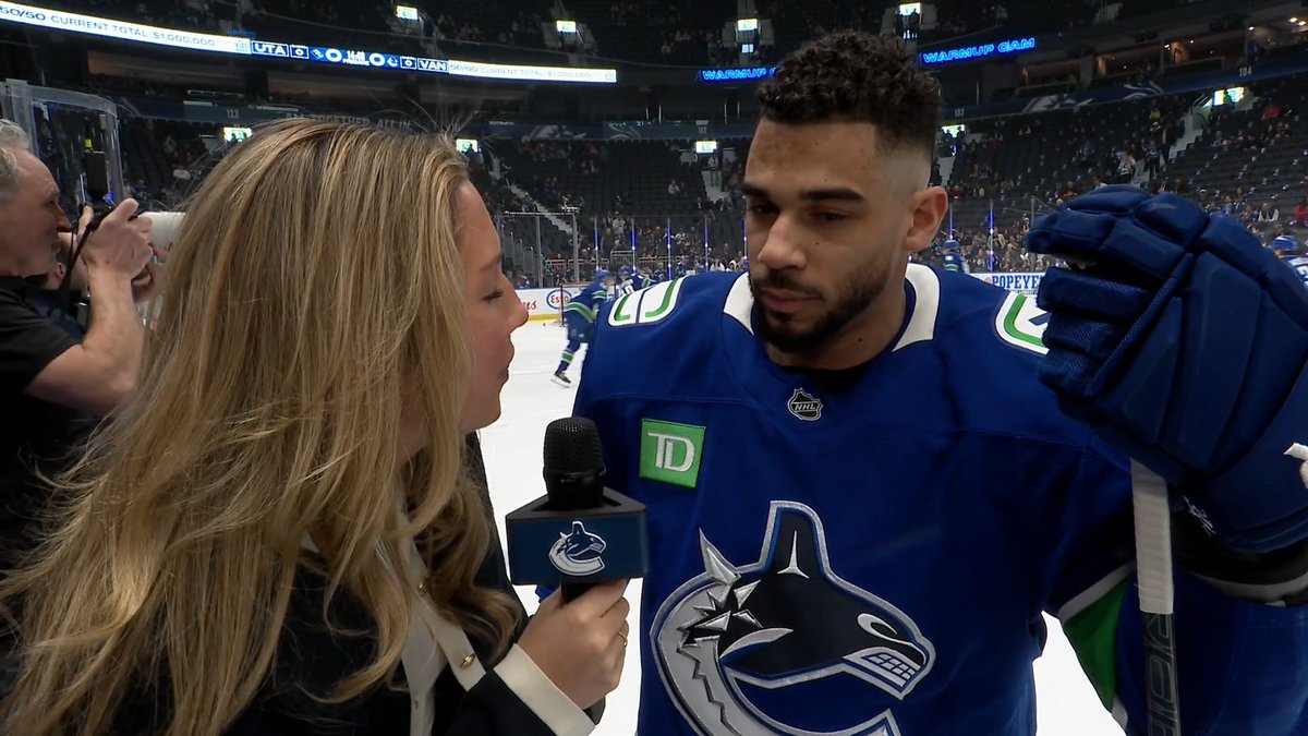 “It’ll be fun to come back home and take part of the celebration with my friends and family.” 🗣️Rinkside Reporter Olivia McDonald catches up with Evander Kane ahead of tonight's 1Kane celebration."