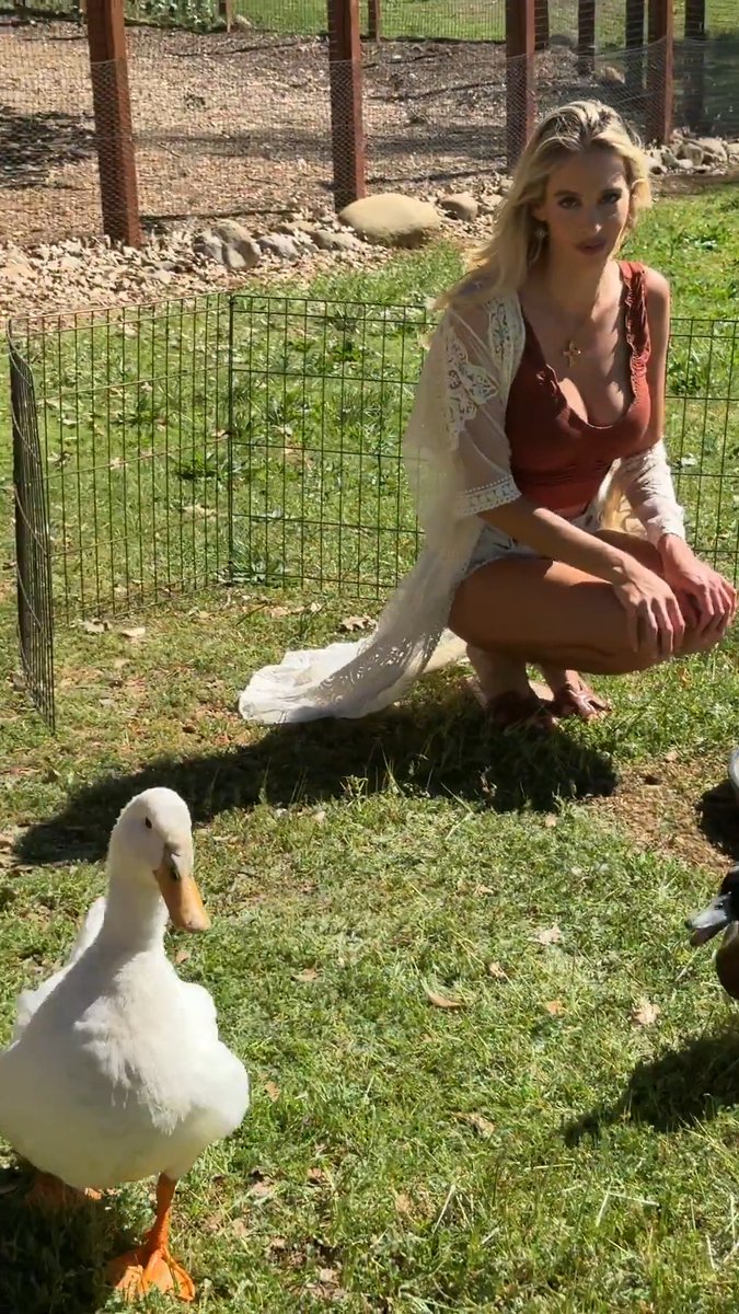 A girl &amp; her ducks 🦆☺️
