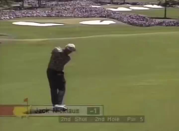 Still one of my favorite Masters facts. In 1998, a year after Tiger won by TWELVE, 58-year-old Jack Nicklaus beat him and finished T-6.