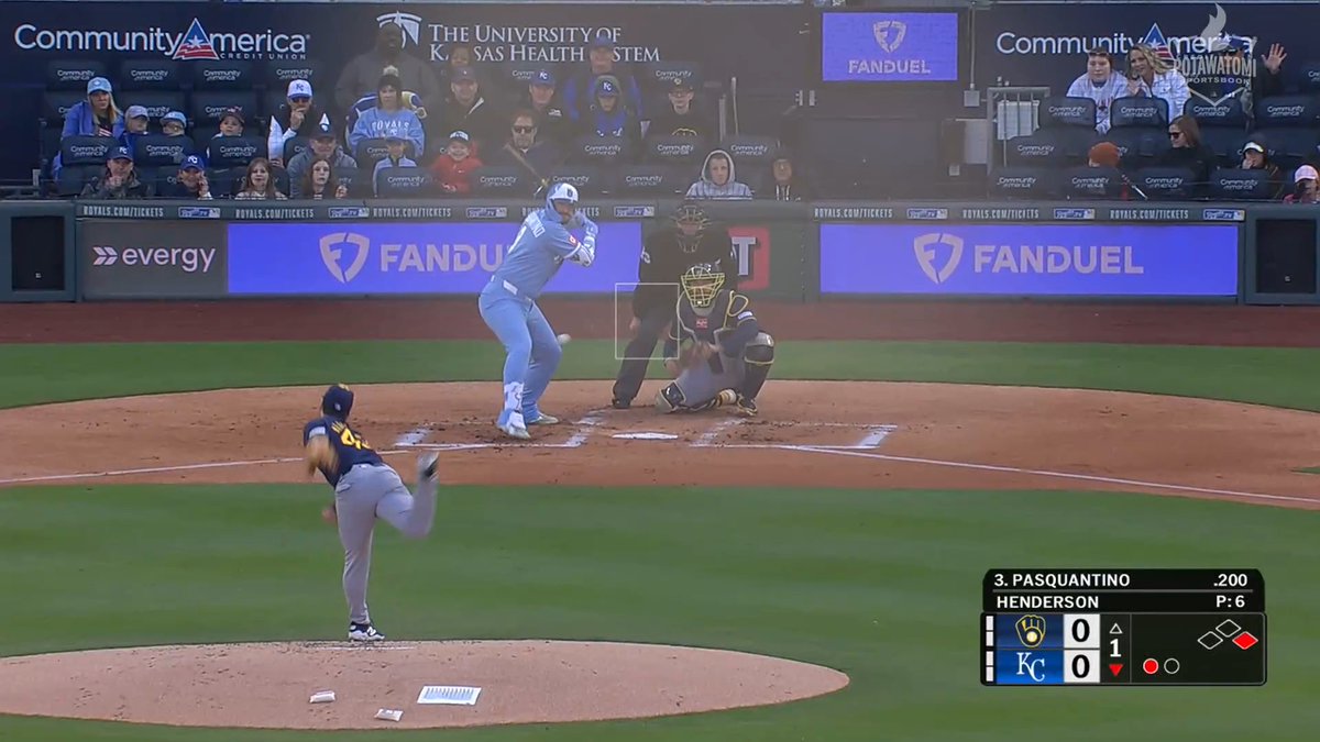 An absolute LASER from El Gary to cut down the runner →