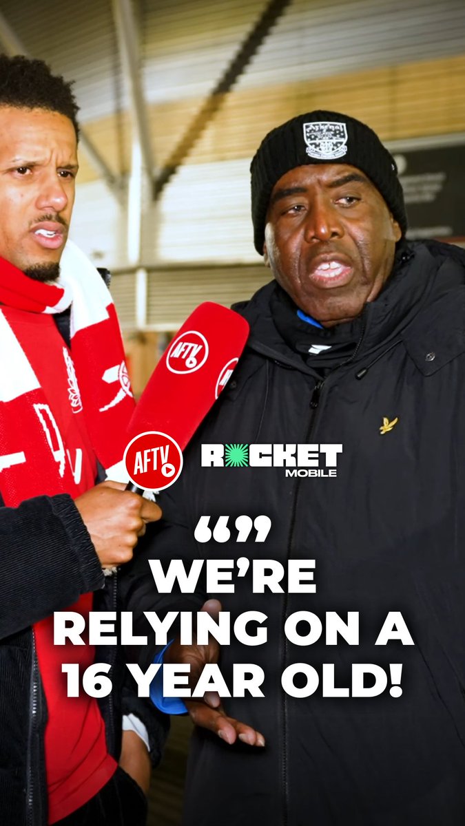 Everyoneโs underperforming and relying on a 16-year-old Max Dowman! ๐ซ Get unlimited data, calls, and texts for just ยฃ16 a month! Switch now to Rocket Mobile ๐ #ad UK only. T&Cs apply. #FanCams #Arsenal #AFTV