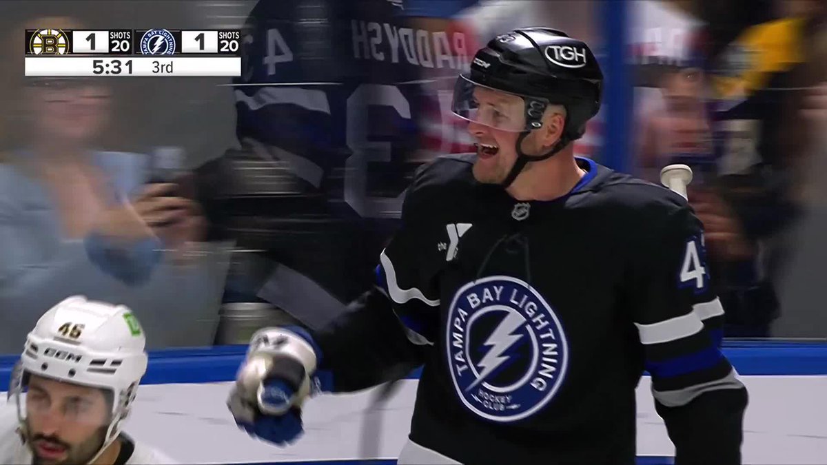 Just like we all predicted before the season, DARREN RADDYSH HAS SET THE LIGHTNING'S SINGLE SEASON DEFENSEMAN GOAL RECORD AT 21!!!!! 🚨👏