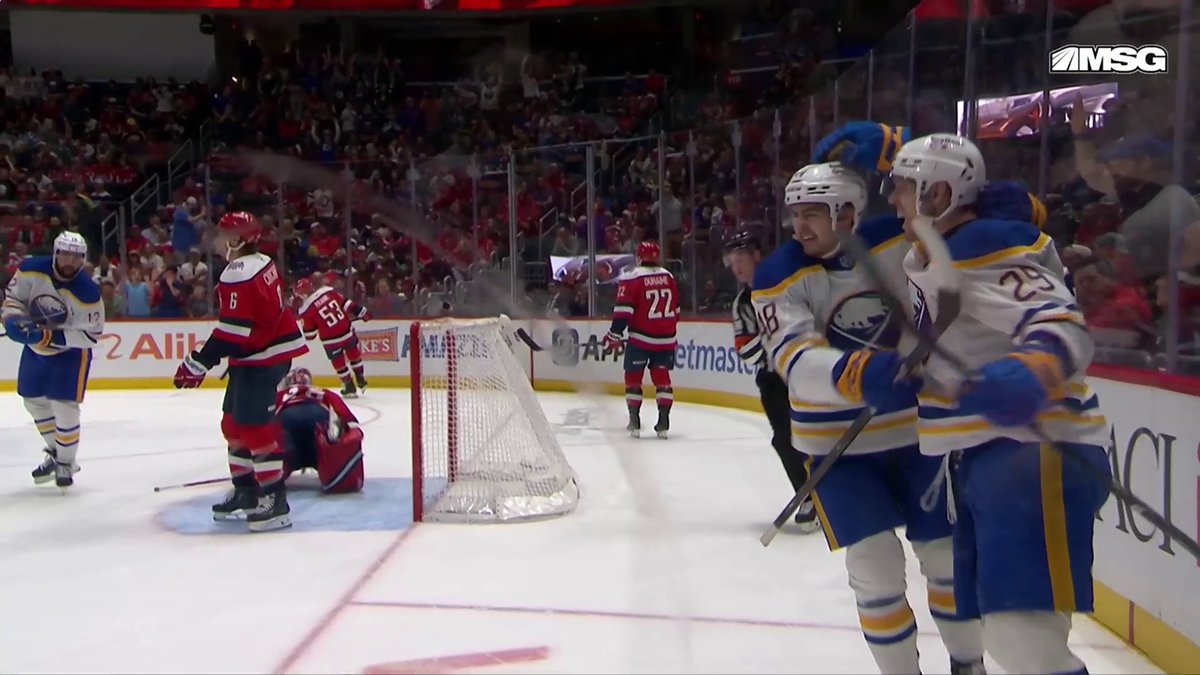 Beck Malenstyn gets the x - Buffalo Sabres within one! 🚨