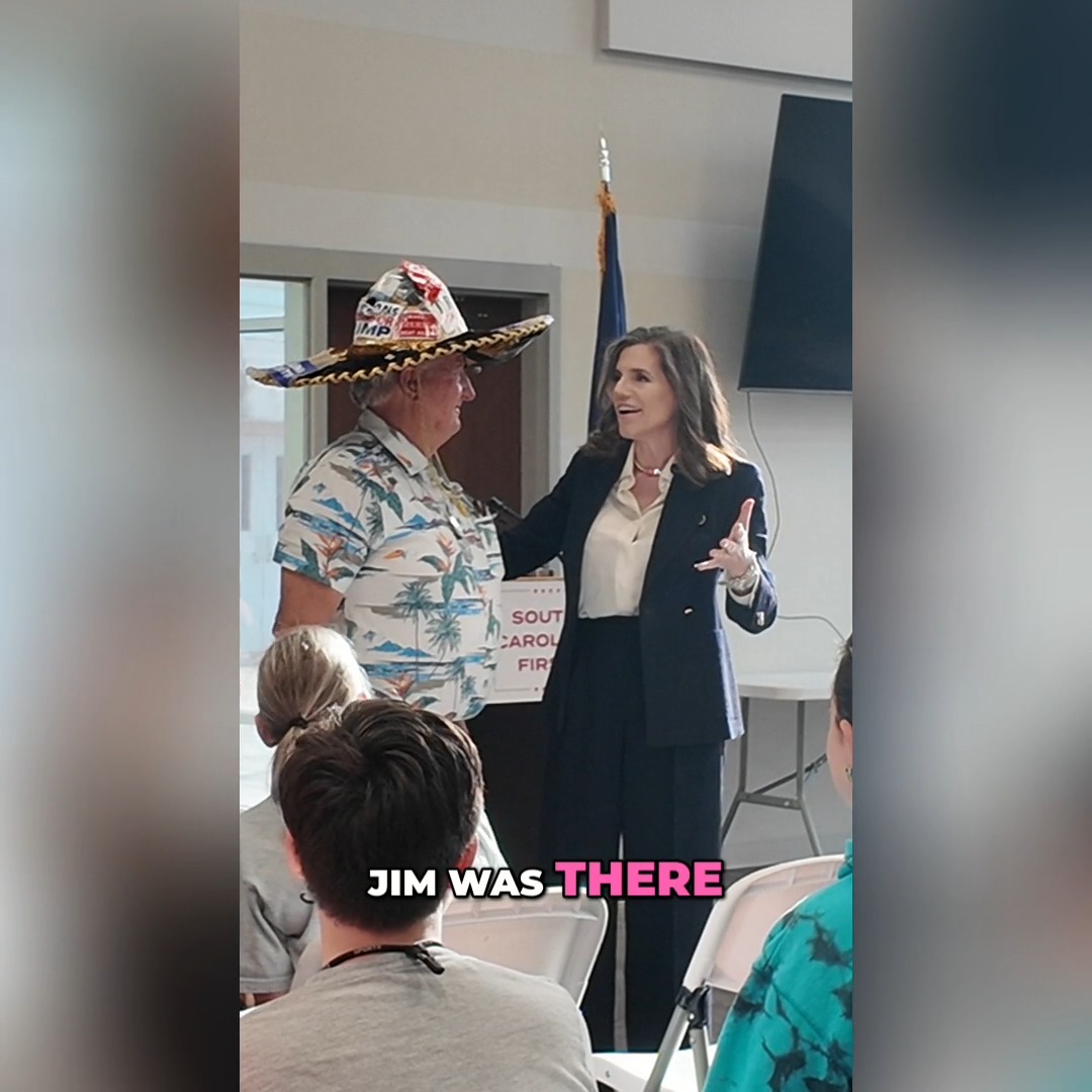 Jim and I met at my very first Trump rally in 2015. I have seen him at rallies across South Carolina ever since. Supporters like Jim are the reason patriots like Donald Trump make it to the White House. He showed up, made the calls, knocked on doors, and put in the work. Now Jim brings that same energy to our events. Thank you, Sombrero Jim. South Carolina STRONG.
