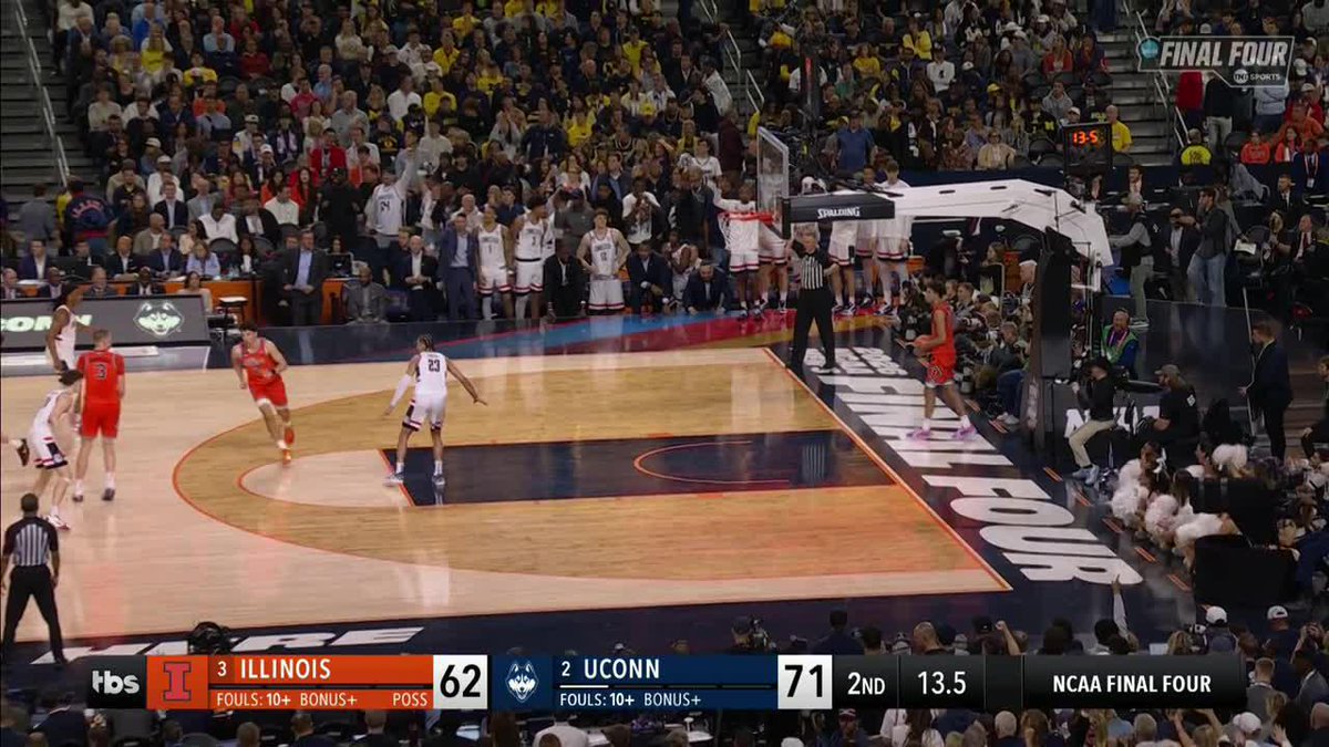 UCONN IS GOING TO THE NATIONAL CHAMPIONSHIP 🚨 Watch #MFinalFour on TBS