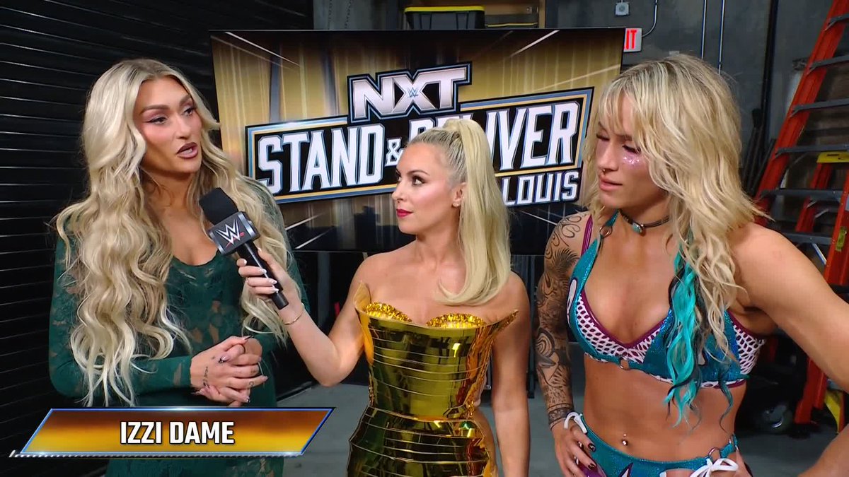 It looks like Izzi Dame and Sol Ruca BOTH have their eyes on the NXT Women's Title 👀 IZZI DAME | Sol Ruca