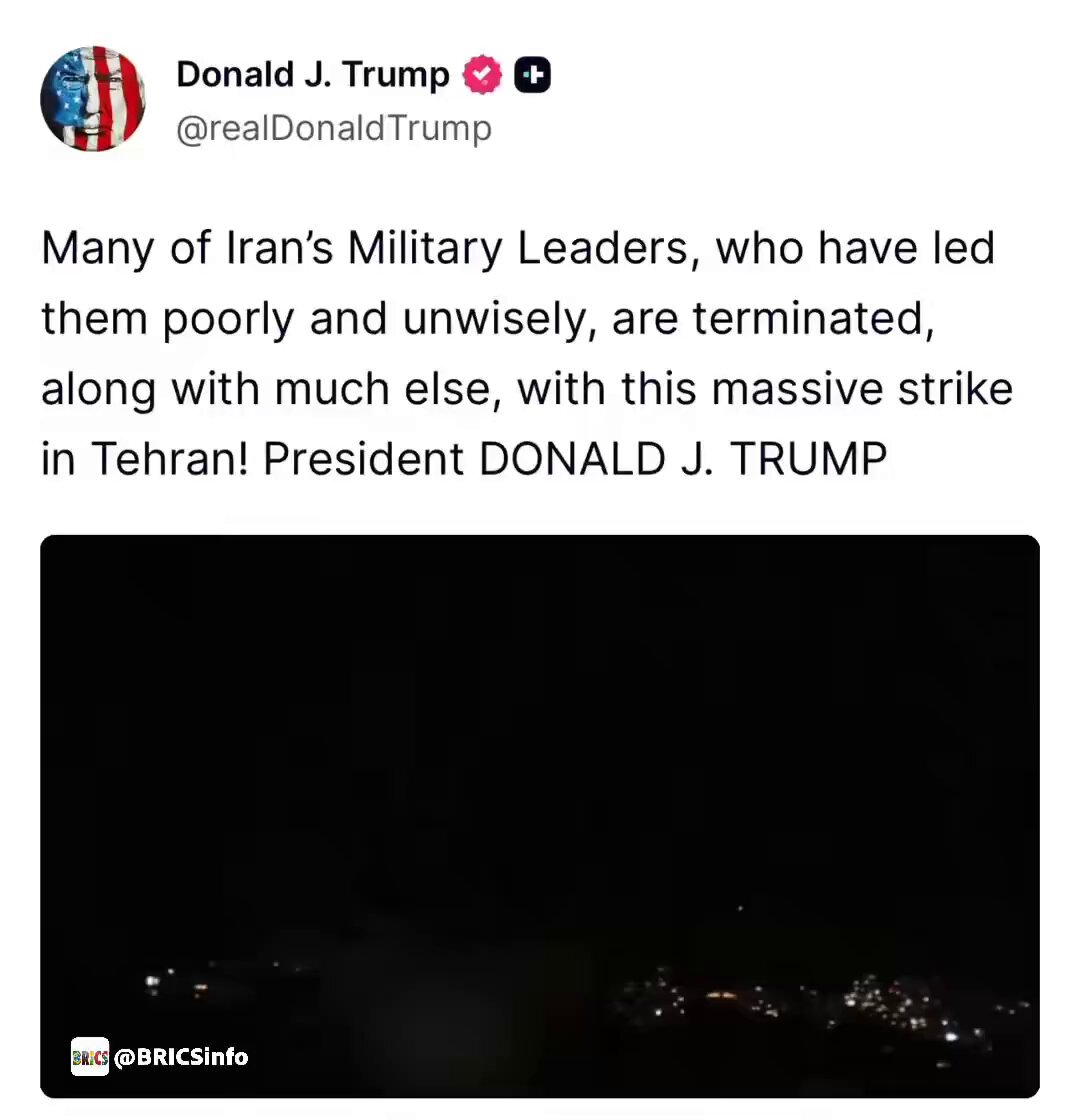 Many of Iran’s top leaders have reportedly been Eliminated in this massive attack. If Iran does not agree to what Donald Trump is demanding then within 48 hours, Iran could face devastating consequences. The countdown has begun…See More