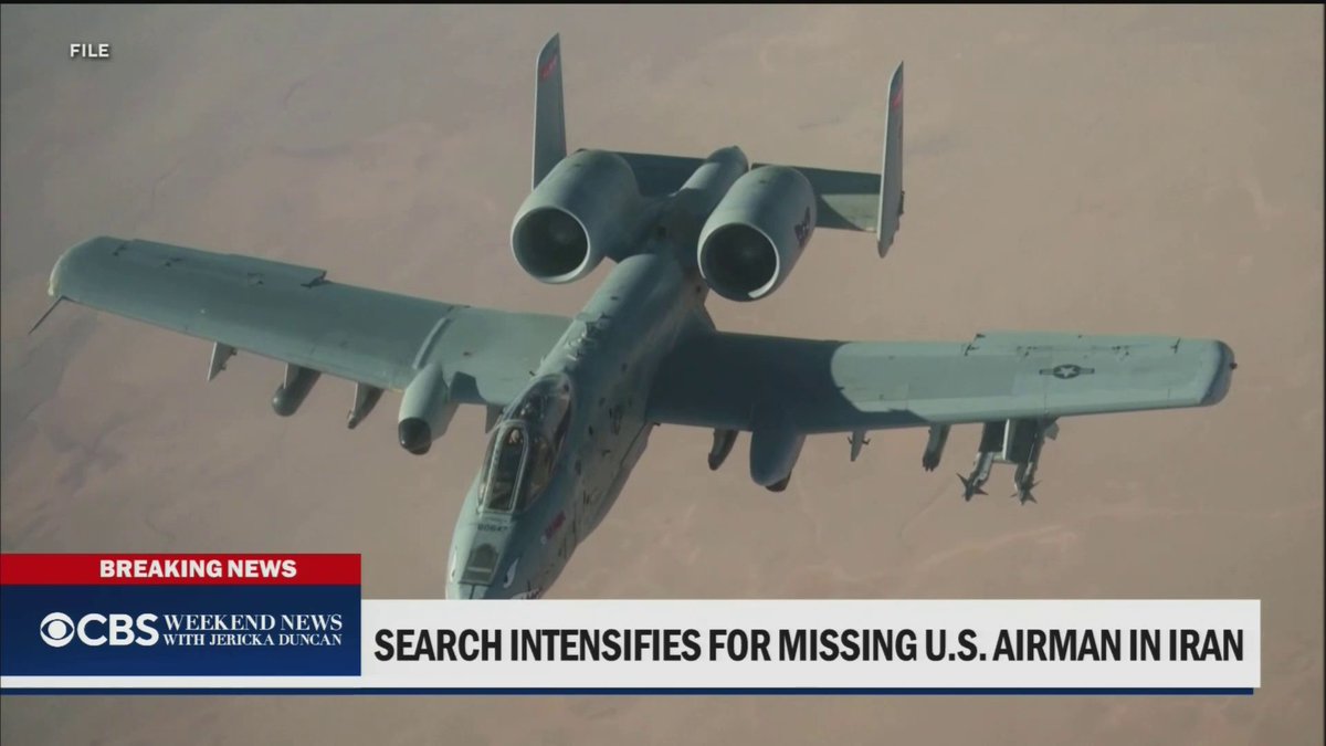 President Trump says Iran has 48 hours to make a deal before "all Hell will reign down on them." The U.S. military is also racing to find a missing American airman from a F-15E fighter jet that Iran shot down on Friday.