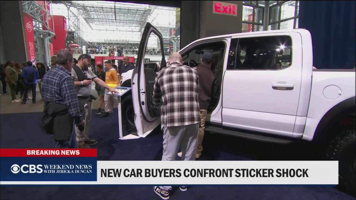 Gas prices continue rising amid the war with Iran. The nationwide average price for a gallon of regular is now $4.10 – up nearly a dollar from a month ago. The price to buy a car is more expensive than ever, leaving buyers with sticker shock. CBS News’ Ali Bauman reports.