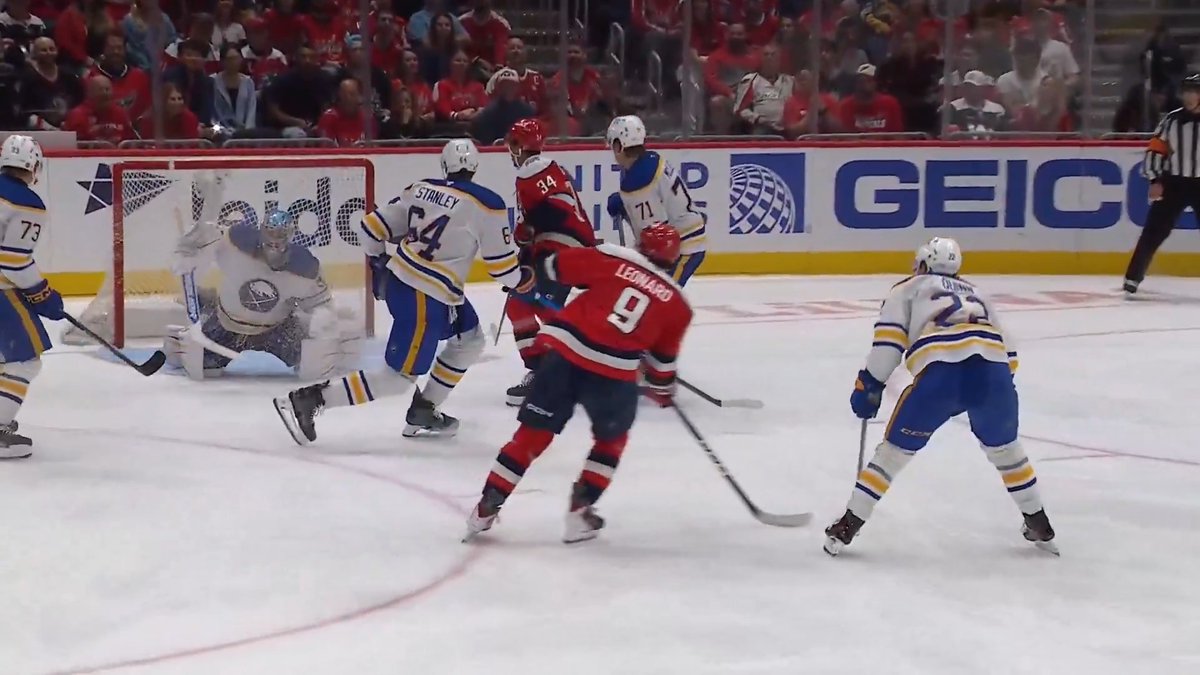 Hutty with the setup, Leno with the finish