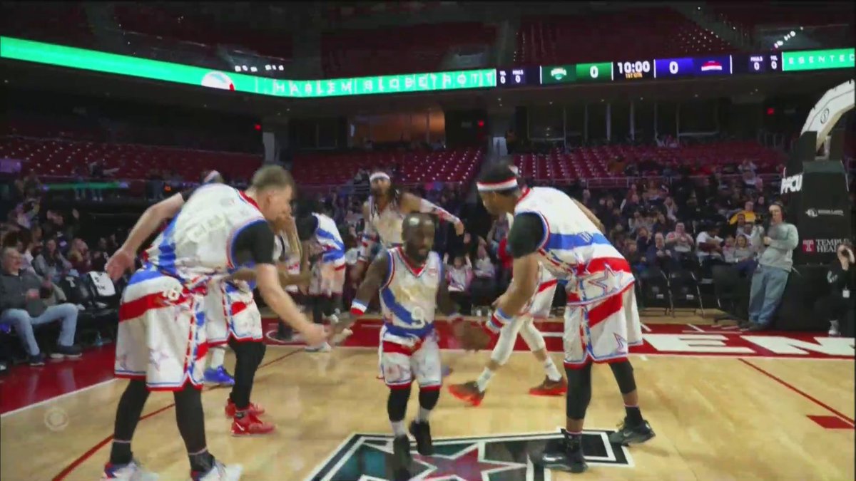 For 100 years, the Harlem Globetrotters have been sharing the game of basketball around the world. @JerickaDuncan caught up with them after a century of tricks and laughs.