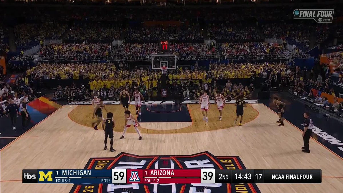 MICHIGAN KEEPS POURING IT ON ☔️ #MarchMadness Michigan Men's Basketball