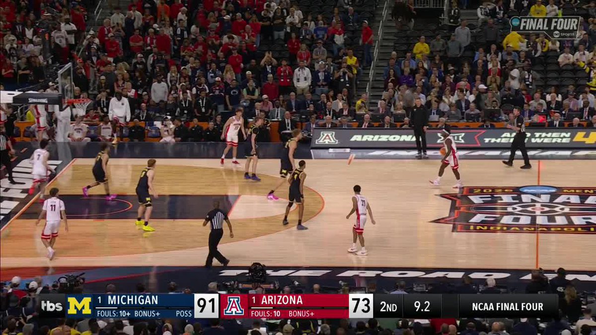 MICHIGAN IS GOING TO THE NATIONAL CHAMPIONSHIP 🚨 Wolverines will go up against UConn for the title Watch #MFinalFour on TBS