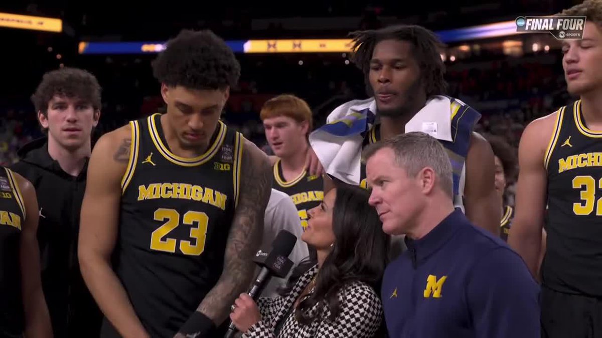 Yaxel Lendeborg after leading Michigan to the National Championship Game: "I'm gonna play unless I can't walk at all."