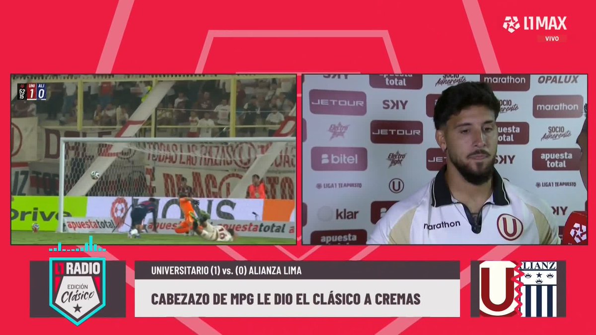 🗣️ Declaraciones de Caín Fara "Necesitamos esta victoria contra un gran rival, es una rivalidad, pero cuando pasan cosas así hay que poner respeto y mando mis condolencias a toda la gente de Alianza" 🎤Gustavo Peralta Coello #L1RADIO