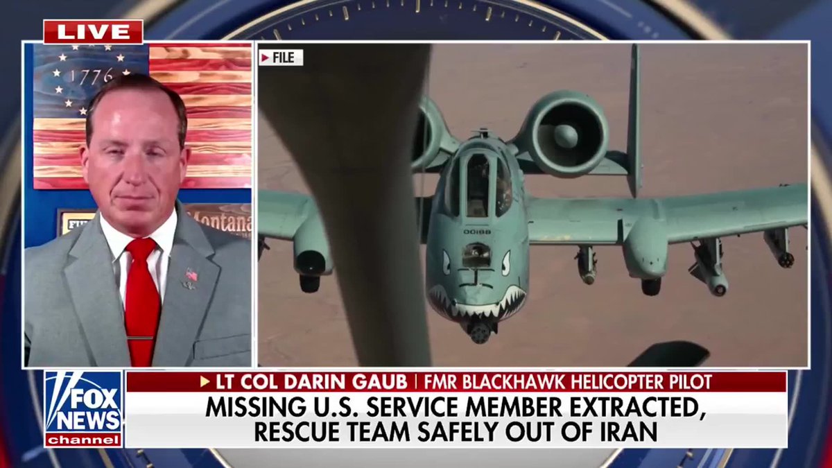 BREAKING: "WE GOT HIM! My fellow Americans, over the past several hours, the United States Military pulled off one of the most daring Search and Rescue Operations in U.S. History." President Trump announces an American service member has been rescued from Iran, says the operation was pulled off without any Americans killed or wounded.