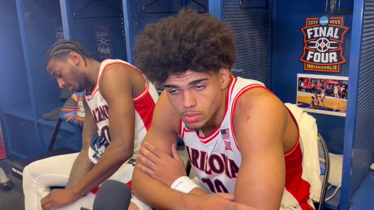 Koa Peat reflects on the loss to Michigan and Arizona’s season overall. As expected, Peat declined to comment on possibly declaring for the NBA Draft.