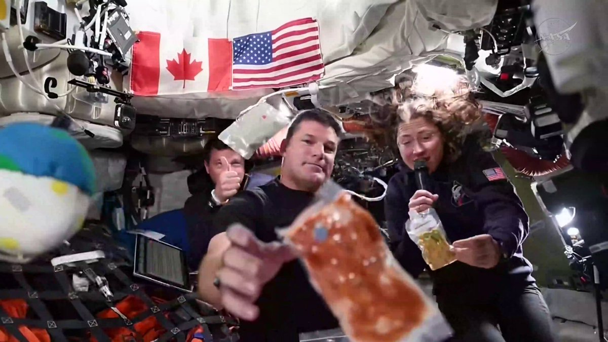 Don't worry: space has mac and cheese. Food aboard Orion must be easy to prepare and consume in microgravity, minimize crumbs, and remain safe and stable throughout the mission. The crew provided input well before the meals were packed for the test flight.