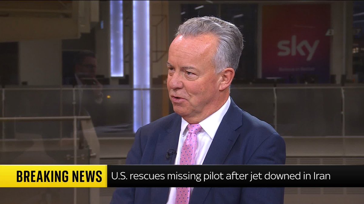 Military analyst @BellusUK tells Matt Barbet the rescue of an F-15 crew member in Iran has brought overwhelming relief, but more details will emerge about the circumstances surrounding the incident. 📺 Sky 501, Virgin 602, Freeview 233 and YouTube