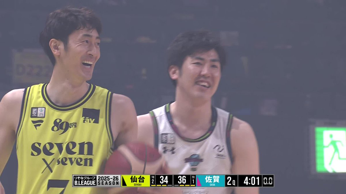 「ごめんね🙏」 真剣勝負の中で起きたほっこりシーン 船生 誠也 あべりょう 📡バスケットLIVEで生配信中 #Bリーグ #りそなグループ