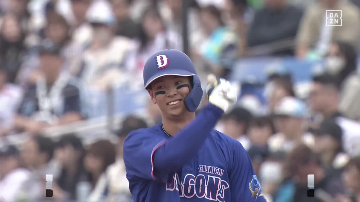 煌めく若竜 ドラ6・花田旭 プロ初タイムリー 2戦連続のマルチ安打 ⚾️ヤクルト×中日 #dragons #だったらDAZN 野球専用パック「DAZN BASEBALL」 ✔ 月々2,300円（年間プラン・月々払い） ✔ 初月無料キャンペーン中（〜4/19まで） ▶ 視聴はこちら